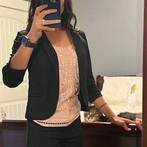 Candie’s Black Blazer 3/4 Sleeve Size Small
